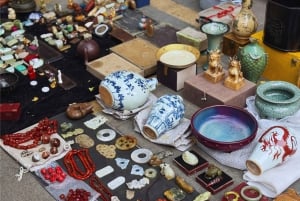 Beijing: Panjiayuan-markedet og Liangma-flodens guidede krydstogt om aftenen