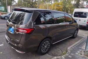 Pekín: Alquiler de coche privado o minibús con conductor