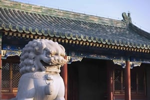 Beijing: Shichahai, prins Gongs herskapshus og drakemaling