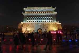 Omvisning til fots i Beijing om kvelden