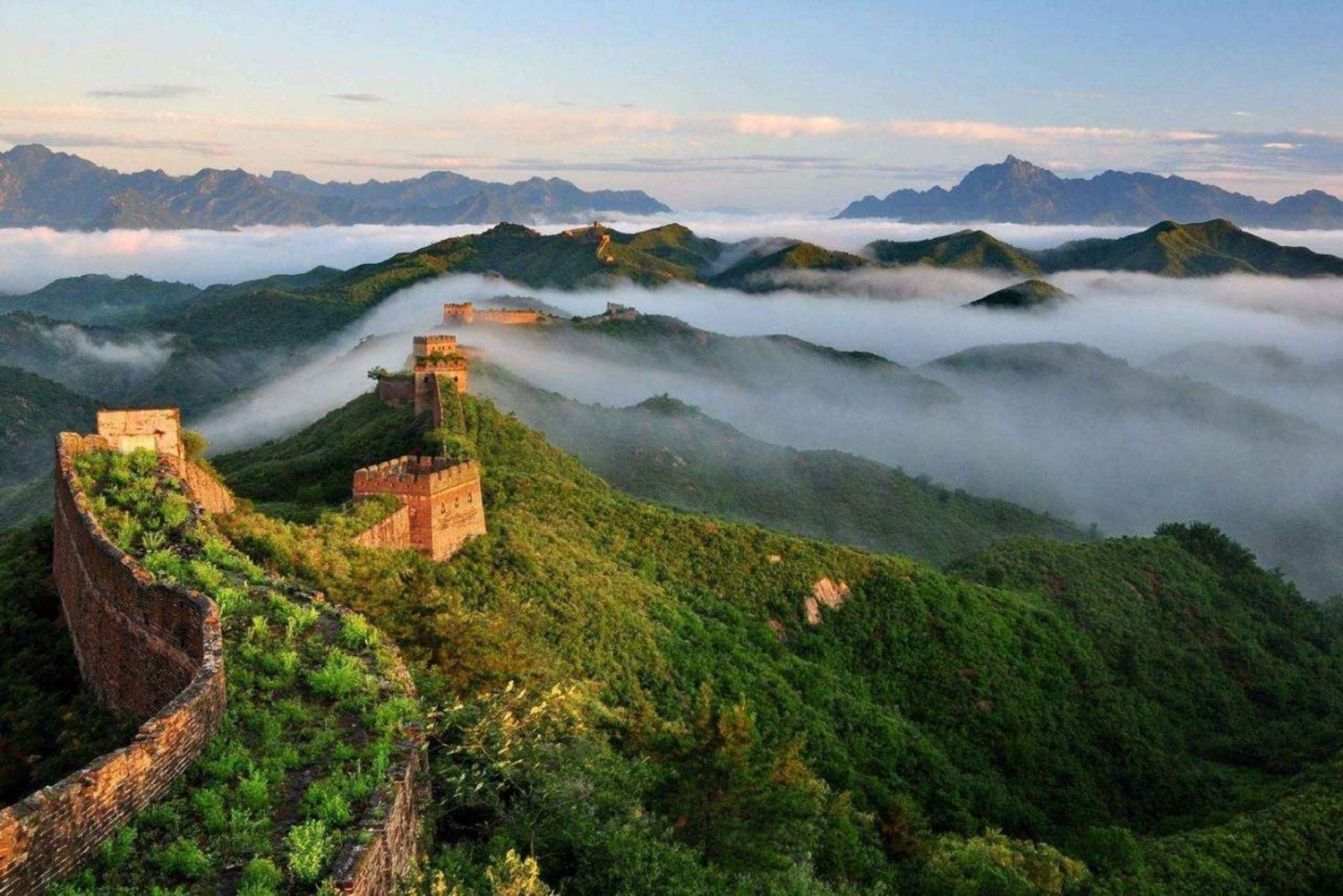 Pechino: tour di gruppo del Palazzo d'Estate e della Grande Muraglia con biglietti