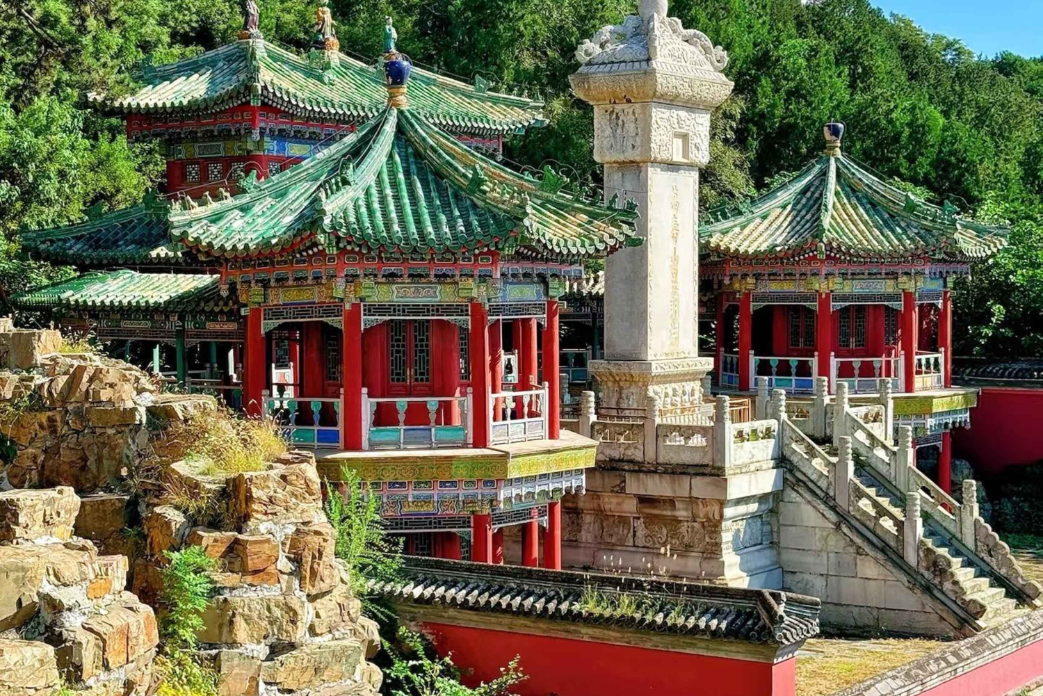 Pékin : visite du Palais d'été avec tour en bateau et massage