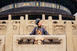 Pequim: transformação com trajes tradicionais chineses e sessão fotográfica