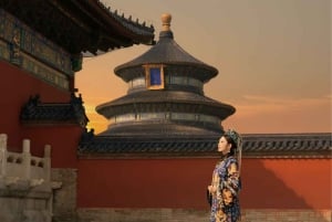 Pequim: transformação com trajes tradicionais chineses e sessão fotográfica