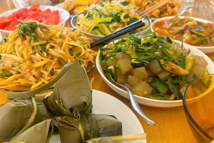 Peking: Veganes Kochen zu Hause & Tour über den lokalen Markt mit Sanxia