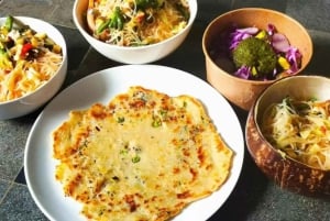 Peking: Veganes Kochen zu Hause & Tour über den lokalen Markt mit Sanxia