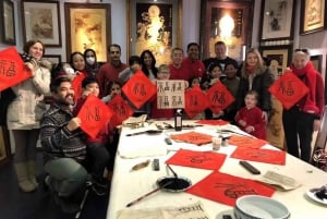 Cours de calligraphie à Beijing Wangfujing Près de la Cité interdite