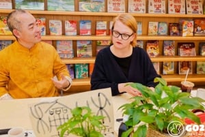 Cours de calligraphie à Beijing Wangfujing Près de la Cité interdite