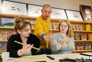 Cours de calligraphie à Beijing Wangfujing Près de la Cité interdite