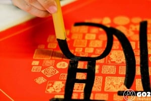 Cours de calligraphie à Beijing Wangfujing Près de la Cité interdite