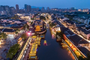 Nanjing: Nattcruise-Qinhuai-elven og nattbesøk-Zhonghua-porten