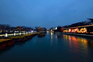 Nanjing: Nattcruise-Qinhuai-elven og nattbesøk-Zhonghua-porten