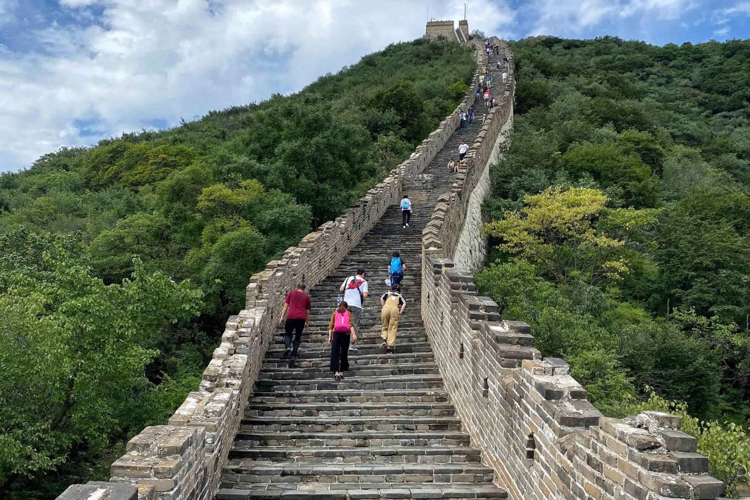 Yksityinen englanninkielinen kuljettaja Pekingissä, 3 osaan jaettu Suuri muuri