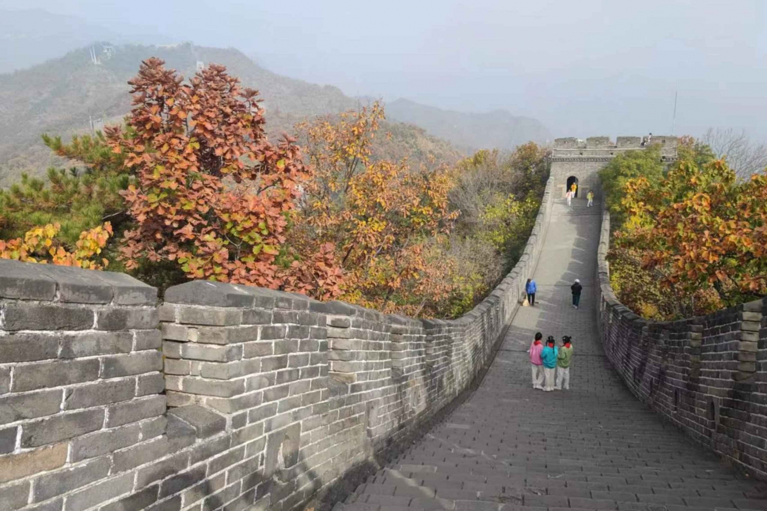 Tour privado de la escala en Pekín a la Gran Muralla de Mutianyu