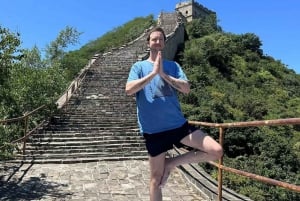 Privat morgenyoga ved Den Kinesiske Mur og autentisk Peking-and
