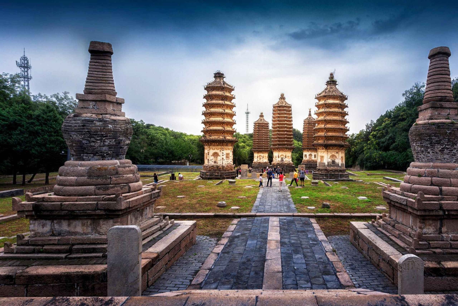 Tour particular à floresta de Pagodes de Yinshan com actividades opcionais