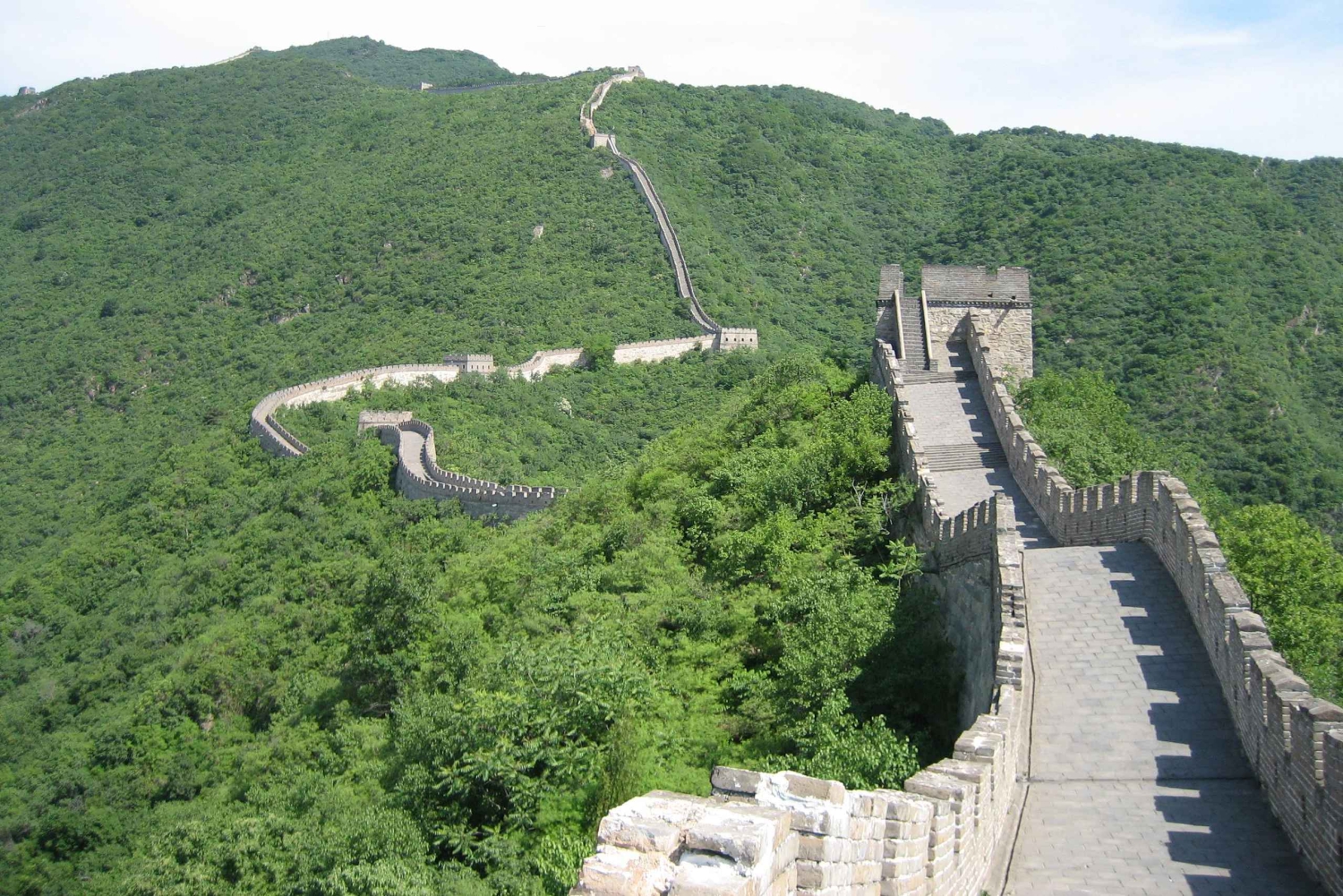 慕田峪長城への小グループツアー（ホテル送迎付き）