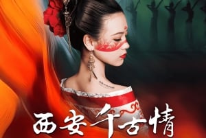 Xian: Biglietto per lo spettacolo 'Amore eterno' o 'Leggenda della campana del cammello'.