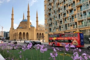 Beirut: Sightseeing med Hop-On Hop-Off-buss i byen