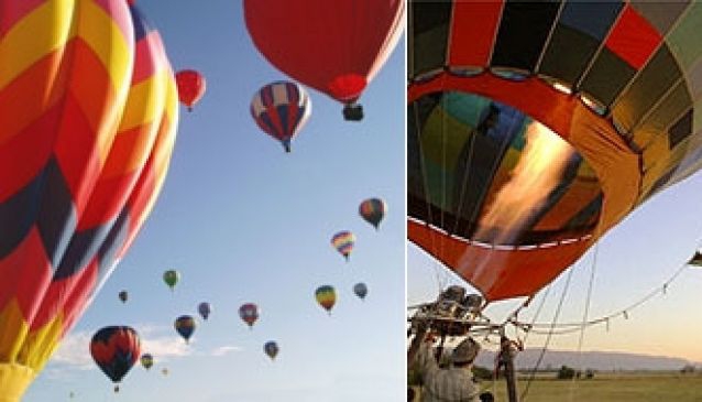 Hot Air Ballooning over Mzaar Ski Resort