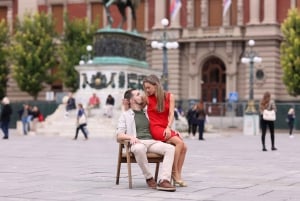 1h Private photo sessions tour in Belgrade