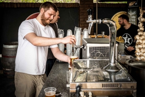 Belgrado: Tour della birra in birreria, birra illimitata e barbecue incluso