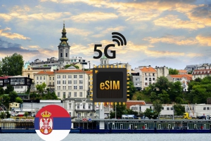 Belgrado : eSIM Internet Data Plan Serbia high-speed 5G