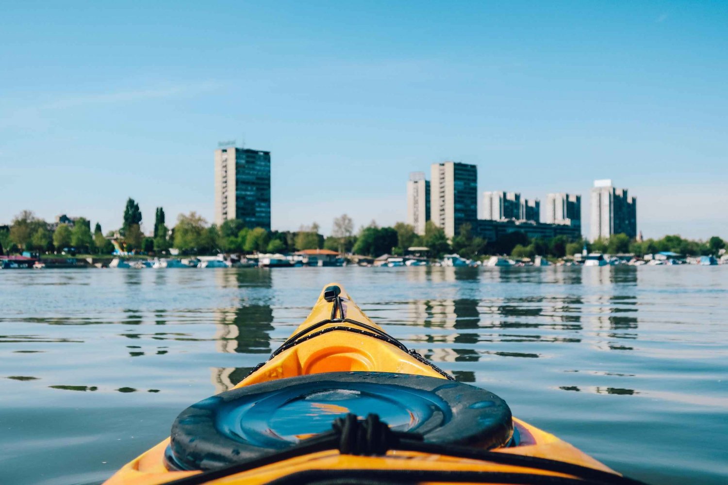 Belgrado: avventura in kayak sull'isola della Grande Guerra