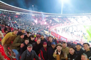 Belgrad: Mecz piłki nożnej Partizan lub Red Star z gospodarzem