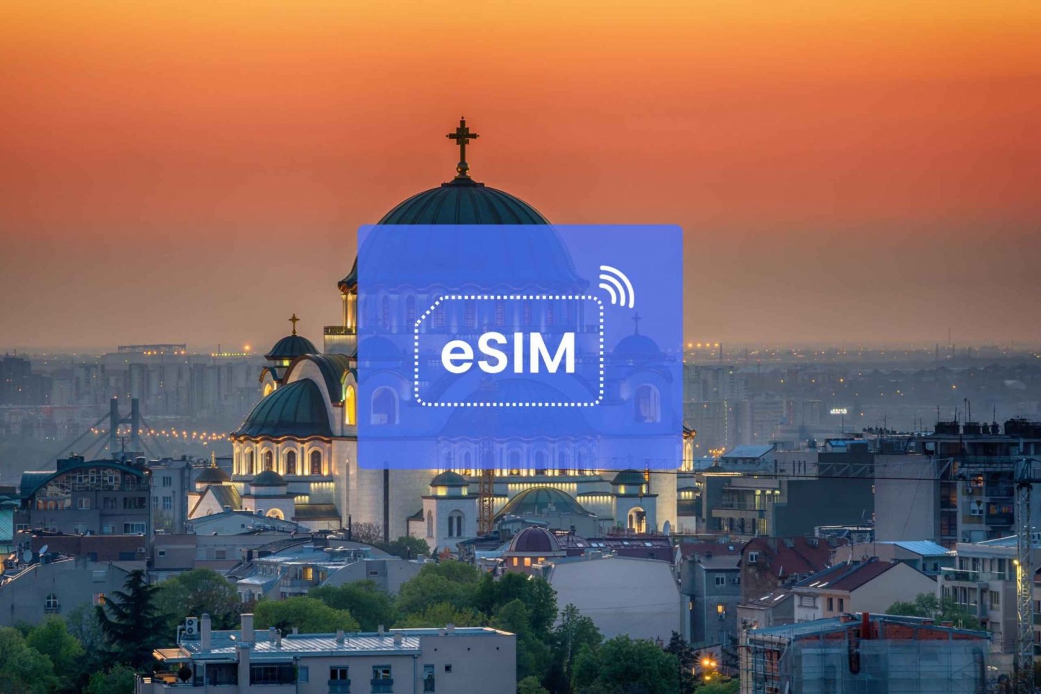Belgrad: Serbien & EU eSIM Roaming Mobil Dataplan