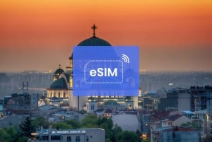 Belgrad: Serbia ja EU eSIM-verkkovierailu mobiilidatapaketti