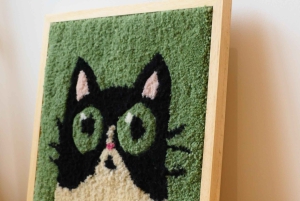 Belgrad: Tufting-Workshop mit 100 % Wolle