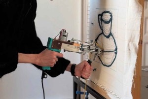 Belgrad: Tufting-Workshop mit 100 % Wolle