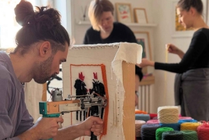 Belgrad: Tufting-Workshop mit 100 % Wolle