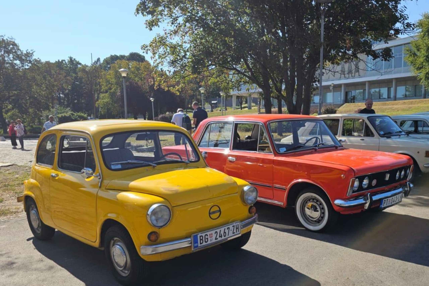Depuis Belgrade : Sremski Karlovci et Novi Sad en voiture rétro.