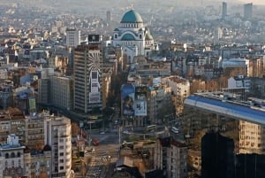 De Sarajevo : Transfert à Belgrade et visite touristique en voiture