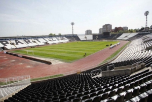 Tour pelo estádio do Estrela Vermelha-Partizan