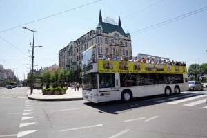 Sightseeing by open top bus