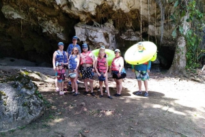 Tubing en cuevas de Belice