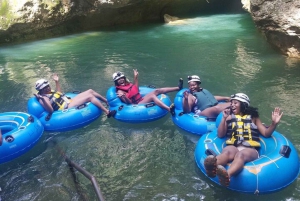 Belize City: Cave Tubing & Zipline with Belizean Lunch