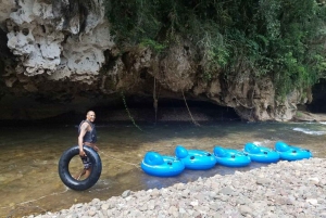Belize City: Cave Tubing & Zipline with Belizean Lunch