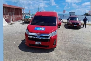 Belize City:, Transfer from Belize City Water Taxi to Flores Guatemala