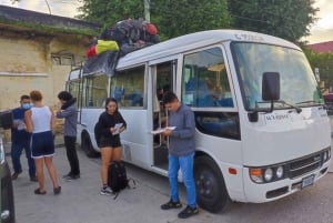 Belize City:, Transfer from Water Taxis to Tikal Guatemala