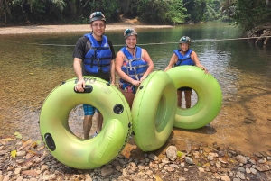 Belize: Zip Line Canopy and Cave Tubing Tour