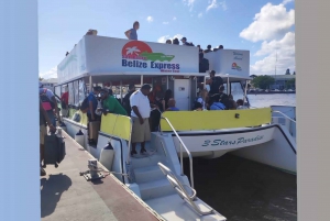 Flores Guatemala: a Belize City (San Pedro Belize Express Water Taxi)