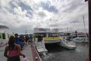 From Flores Guatemala: to Caye Caulker Belize Van + Ferry