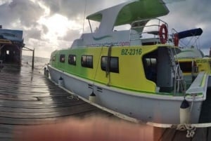 From Flores Guatemala: to Caye Caulker Belize Van + Ferry