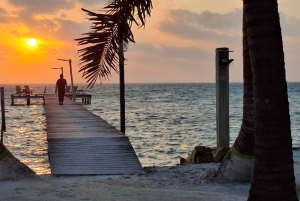From Your Hotel in San Ignacio to Caye Caulker/Van + Ferry