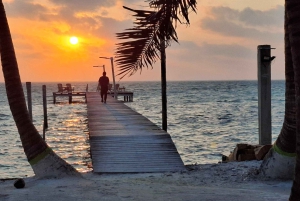 From Your Hotel in San Ignacio to Caye Caulker/Van + Ferry