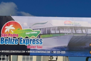 From Your Hotel in San Ignacio to Caye Caulker/Van + Ferry